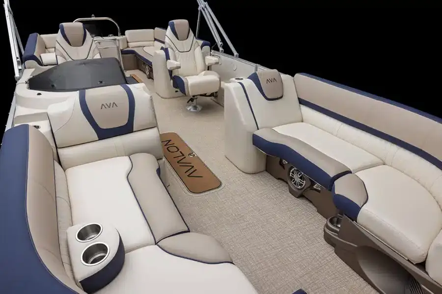 Customize your Avalon Pontoon boat to experience true luxury on the water