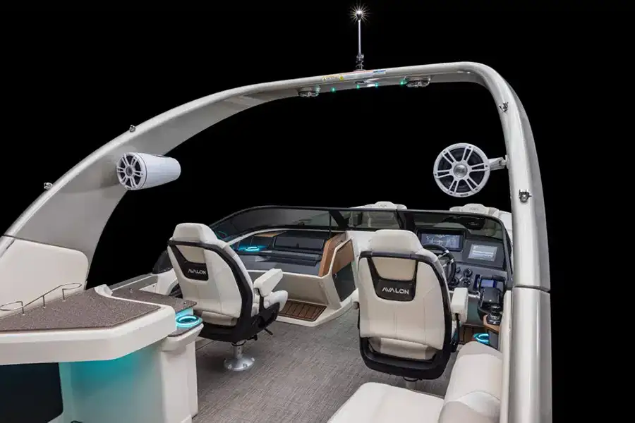 Avalon Pontoon boats feature luxury styling and the newest technology