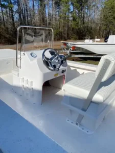 The Coastal Skiff 184, sold at East Coast Marine in Hubert, NC